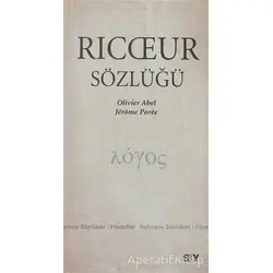 Ricoeur Sözlüğü - Olivier Abel - Say Yayınları
