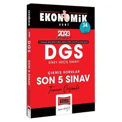 Yargı 2023 DGS Ekonomik Seri Tamamı Çözümlü Son 5 Yıl Çıkmış Sınav Soruları