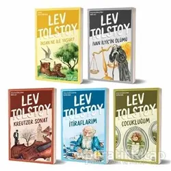 Lev Tolstoy Seti (5 Kitap Takım) - Lev Nikolayeviç Tolstoy - Dokuz Yayınları