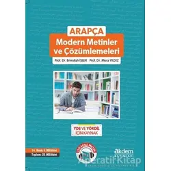 Arapça Modern Metinler ve Çözümlemesi - Musa Yıldız - Akdem Yayınları