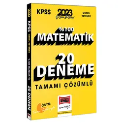 Yargı 2023 KPSS Matematik Tamamı Çözümlü 20 Deneme