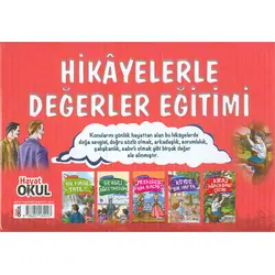 Hikayelerle Değerler Eğitimi Seti (5 Kitap Takım) - İbrahim Ünsal - Hayat Okul Yayınları