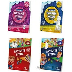 4-6 Yaş Okul Öncesi Aktivite Seti (4 Kitap) - Feyyaz Ulaş - Yeti Kitap