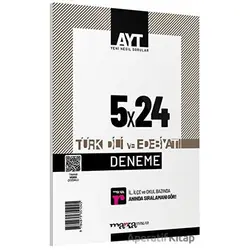 2023 AYT Türk Dili ve Edebiyatı 5 Deneme Tamamı Video Çözümlü Marka Yayınları