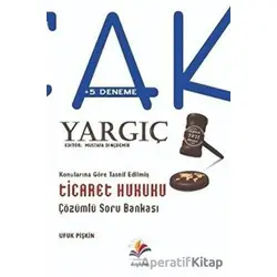 2022 Adli Hakimlik YARGIÇ Ticaret Hukuku Soru Bankası - Ufuk Pişkin - Dizgi Kitap