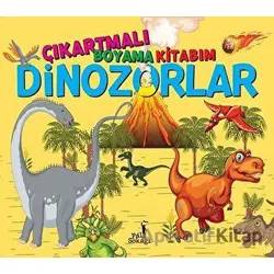 Çıkartmalı Boyama Kitabım - Dinozorlar - Serkan Karakoç - Pal Sokağı Yayınları