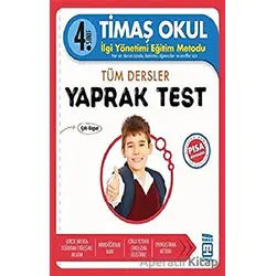 4. Sınıf Tüm Dersler Yaprak Test - Celal Akbaş - Timaş Yayınları