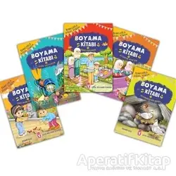 Renklerle Güzel Dinim Boyama Kitabı Set (5 Kitap) - Asuman Kılıç - Timaş Gülce Çocuk
