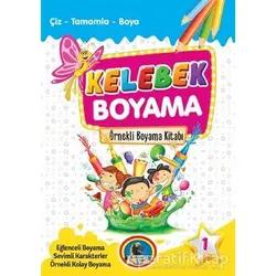 Kelebek Boyama Kitabı (8 Kitap Takım) - Kolektif - Karatay Çocuk