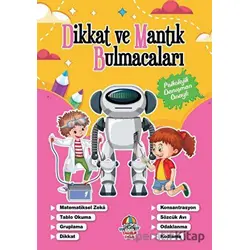 Dikkat Ve Mantık Bulmacaları - Pembe Kitap - Kolektif - Yağmur Çocuk