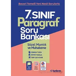 7. Sınıf Paragraf Soru Bankası Tudem Yayınları - Kolektif - Tudem Yayınları