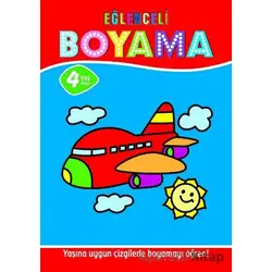 Eğlenceli Boyama 2 - 4 Yaş Üstü 4lü Pastel Boya Hediyeli - Muhammet Cüneyt Özcan - Parıltı Yayınları