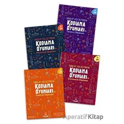 Dikkat Geliştiren Kodlama Oyunları Serisi (4 Kitap) - Kolektif - Floki Çocuk