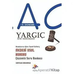 2022 Adli İdari Hakimlik YARGIÇ Medeni Usul Hukuku Soru Bankası - Sertkan Erdurmaz - Dizgi Kitap