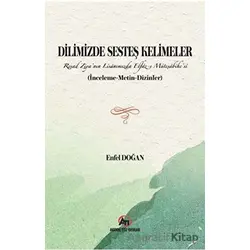 Dilimizde Sesteş Kelimeler - Enfel Doğan - Akademi Titiz Yayınları