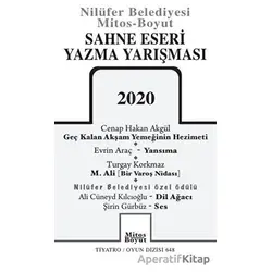 Sahne Eseri Yazma Yarışması 2020 - Şirin Gürbüz - Mitos Boyut Yayınları