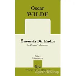 Önemsiz Bir Kadın - Oscar Wilde - Mitos Boyut Yayınları