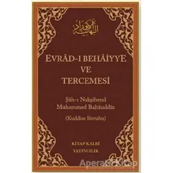Evradı Behaiyye Arapça Türkçe Çanta Boy - Hamza Tatlı - Kitap Kalbi Yayıncılık