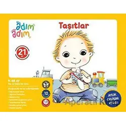 Taşıtlar - 21. Ay Gelişim Kitabı - Kolektif - Adım Adım Bebek Eğitimi