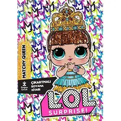 Lol Surprise Matchy Queen Çıkartmalı Boyama Kitabı - Kolektif - Doğan Çocuk
