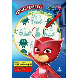 Oyun Temelli Okula Hazırlık Pjmasks - Kolektif - Doğan Çocuk