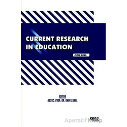 Current Research in Education/ June 2022 - Kolektif - Gece Kitaplığı