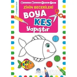 Boya Kes Yapıştır – Zihin Becerileri 5 Yaş - Kolektif - Martı Çocuk Yayınları