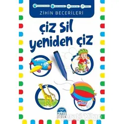 Çiz Sil Yeniden Çiz (Mavi Kitap) - Kolektif - Martı Çocuk Yayınları