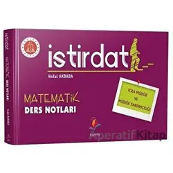 2021 İcra Müdür ve Yardımcılığı Matematik İstirdat Ders Notları - Kolektif - Dizgi Kitap