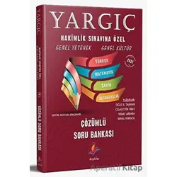 Yargıç 1700 Soruda Genel Yetenek Genel Kültür Çözümlü Soru Bankası - Kolektif - Dizgi Kitap
