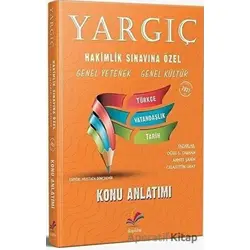 Yargıç Hakimlik Genel Yetenek Genel Kültür Konu Anlatımı - Oğuz S. Tarhan - Dizgi Kitap