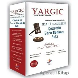2024 Yargıç İdari Hakimlik Çözümlü Soru Bankası Seti - Sertkan Erdurmaz - Dizgi Kitap