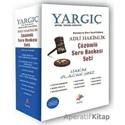 2024 Yargıç Adli Hakimlik Çözümlü Soru Bankası Seti - Kolektif - Dizgi Kitap