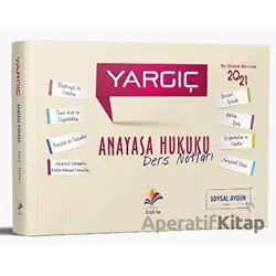 2022 Yargıç Anayasa Hukuku Ders Notları - Soysal Aygün - Dizgi Kitap