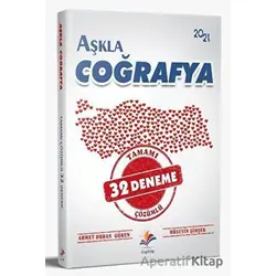 2021 Aşkla Coğrafya 32 Deneme Çözümlü - Ahmet Duran Güren - Dizgi Kitap