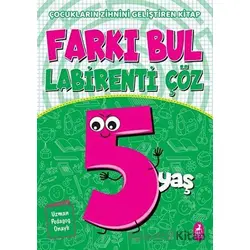 Farkı Bul Labirenti Çöz 5 Yaş - Ercan Portakal - Ren Çocuk