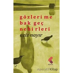 Gözlerime Bak Geç Nehirleri - Aziz Nayır - Klaros Yayınları