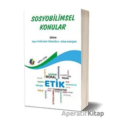 Sosyobilimsel Konular - Kolektif - Eğiten Kitap