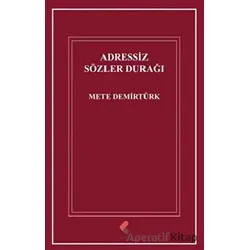 Adressiz Sözler Durağı - Mete Demirtürk - Klaros Yayınları