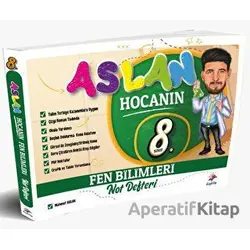 8. Sınıf Fen Bilimleri Aslan Hocanın Not Defteri - Mahmut Aslan - Dizgi Kitap