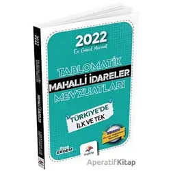 2022 Kaymakamlık Tablomatik Mahalli İdareler Mevzuatları Konu Anlatımı - Ozan Erdem - Dizgi Kitap