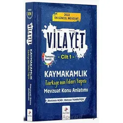 2022 Vilayet Kaymakamlık Türkiyenin İdari Yapısı Mevzuat Konu Anlatımı Cilt 1