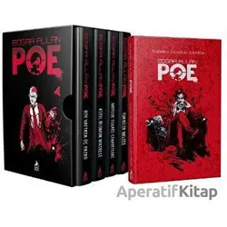 Edgar Allan Poe Seti (4 Kitap Takım) - Edgar Allan Poe - Ren Kitap