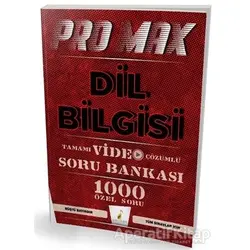 Promax Dil Bilgisi Tamamı Video Çözümlü Soru Bankası