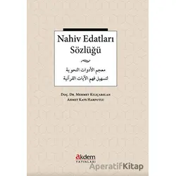 Nahive Edatları Sözlüğü - Ahmet Kays Harputlu - Akdem Yayınları
