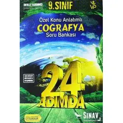 Sınav 9.Sınıf Coğrafya 24 Adımda Özel Konu Anlatımlı Soru Bankası