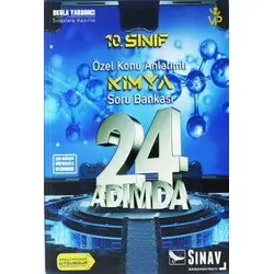Sınav 10.Sınıf Kimya 24 Adımda Özel Konu Anlatımlı Soru Bankası