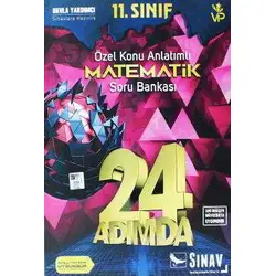 Sınav 11.Sınıf Matematik 24 Adımda Özel Konu Anlatımlı Soru Bankası