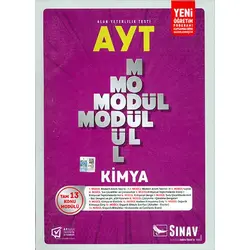 Sınav AYT Kimya 13 Konu Modülü