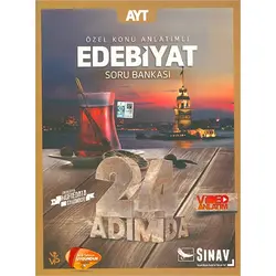 Sınav AYT Edebiyat 24 Adımda Özel Konu Anlatımlı Soru Bankası